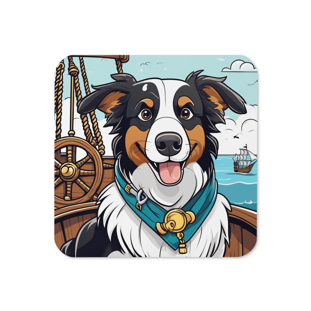 PugMug Custom Border Collie Coaster