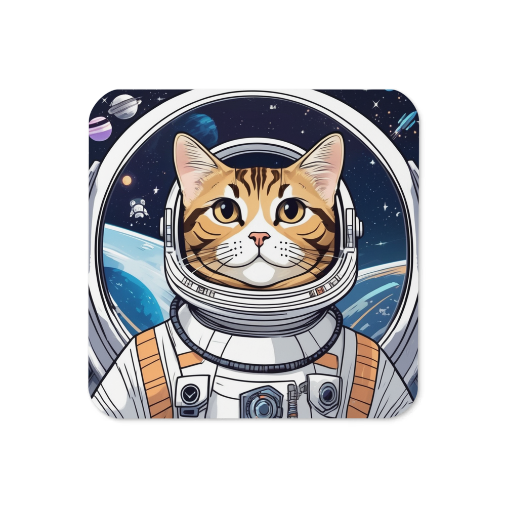 PugMug Custom Tabby American Shorthair Cat Coaster