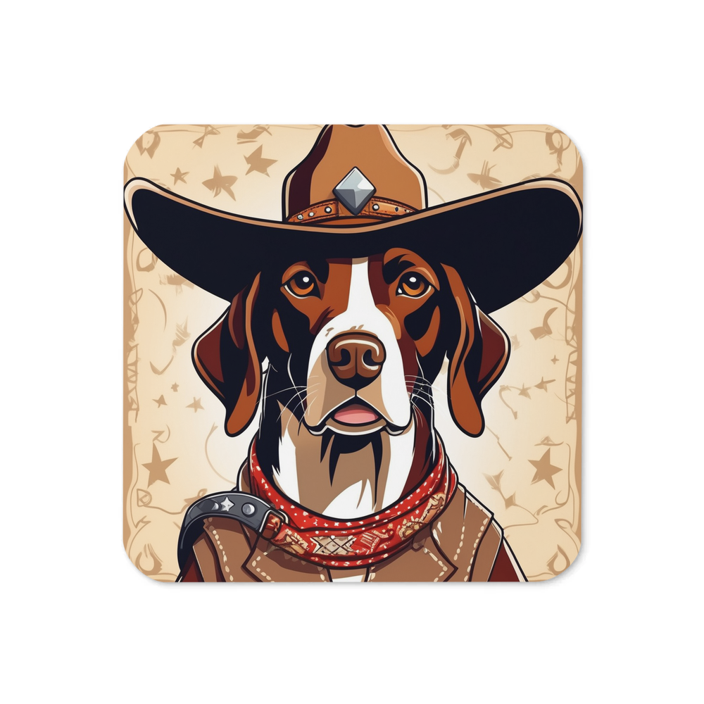 PugMug Custom Pointer Dog Coaster