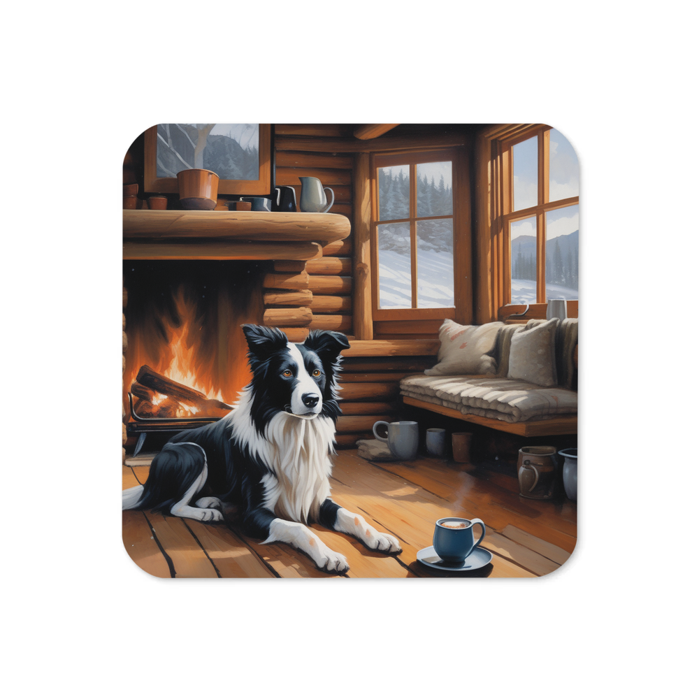 PugMug Custom Border Collie Coaster
