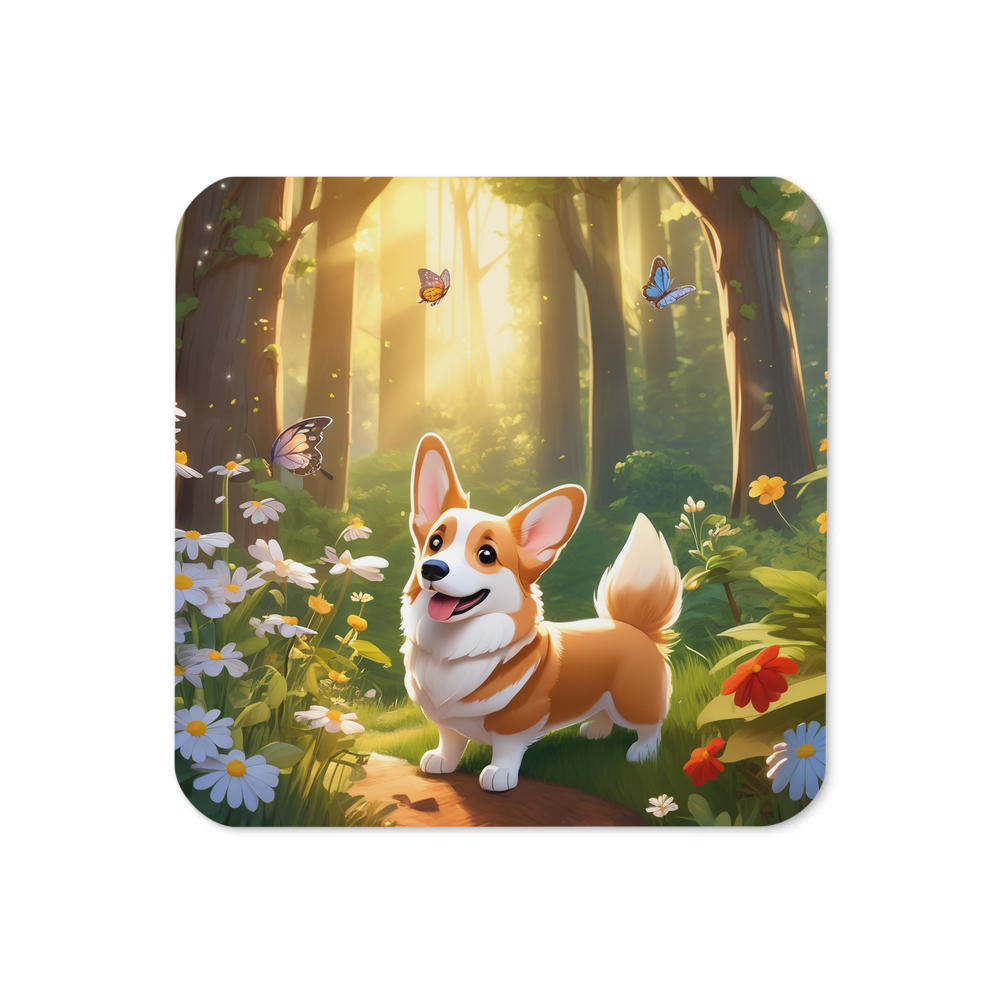 PugMug Custom Pembroke Welsh Corgi Coaster