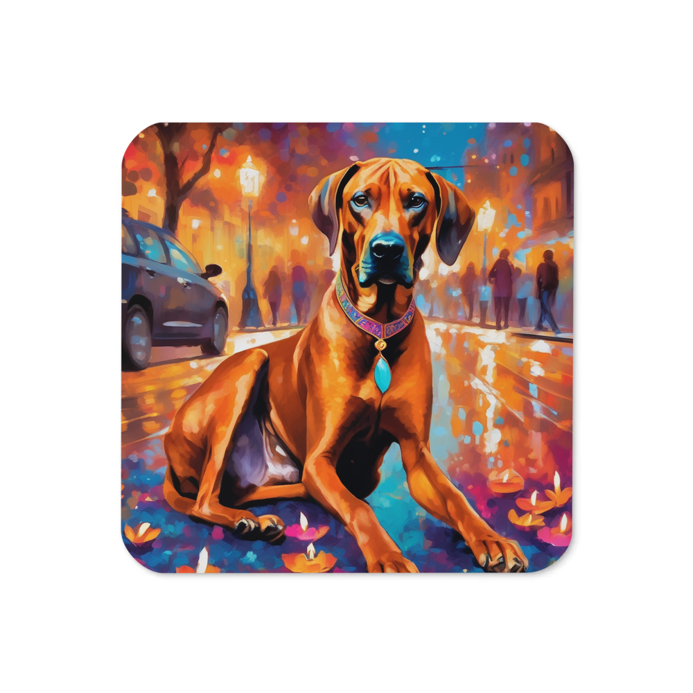 PugMug Custom Rhodesian Ridgeback Coaster