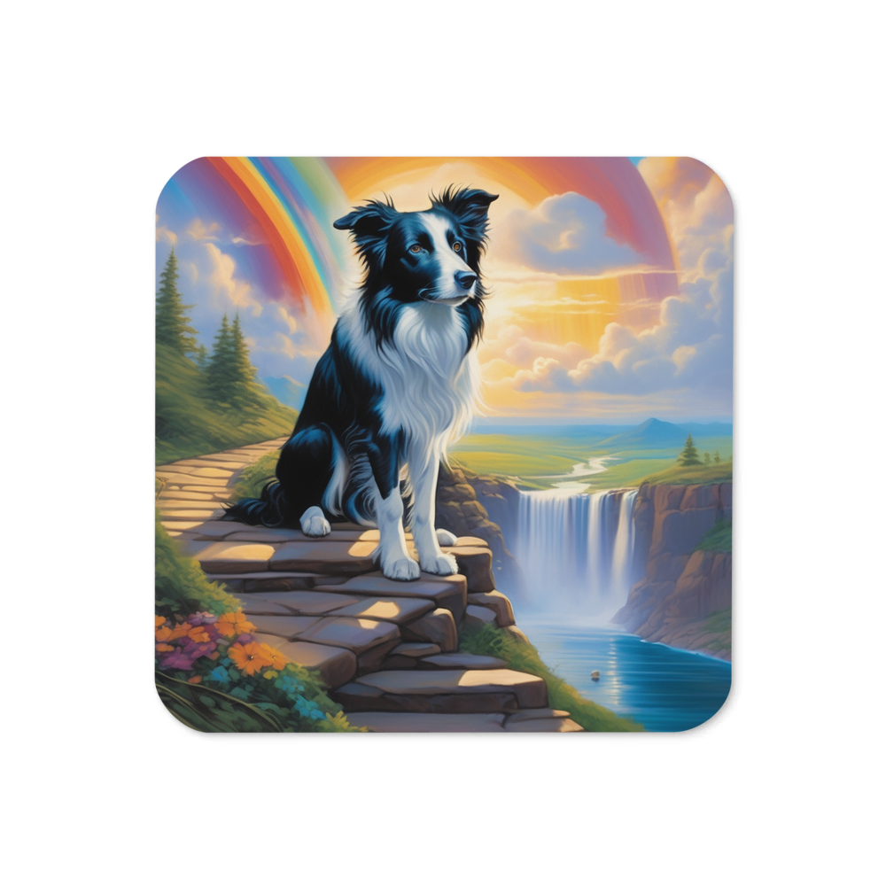 PugMug Custom Border Collie Coaster