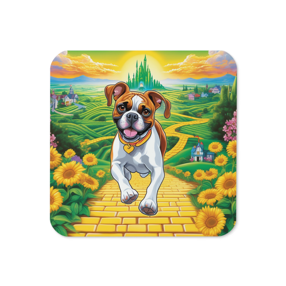 PugMug Custom Boxer Dog Coaster