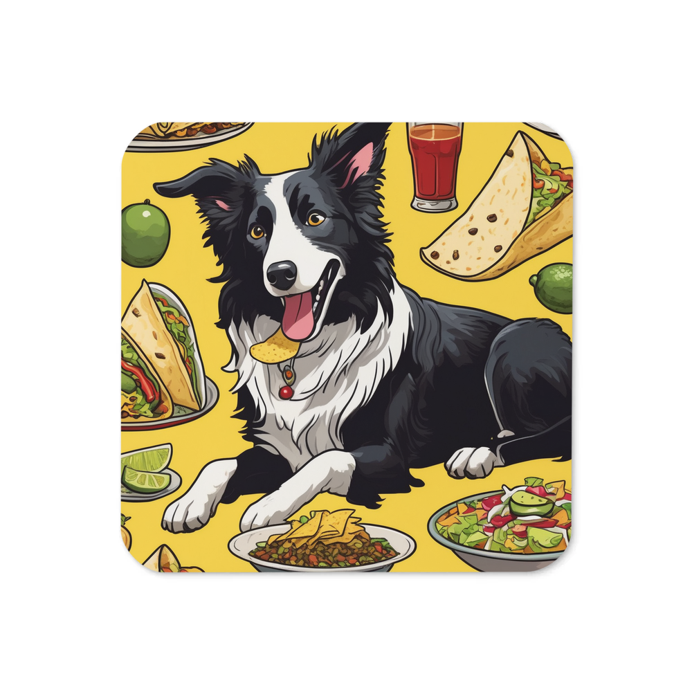 PugMug Custom Border Collie Coaster