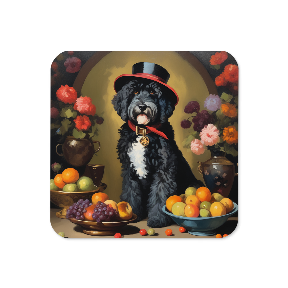 PugMug Custom Portuguese Water Dog Coaster