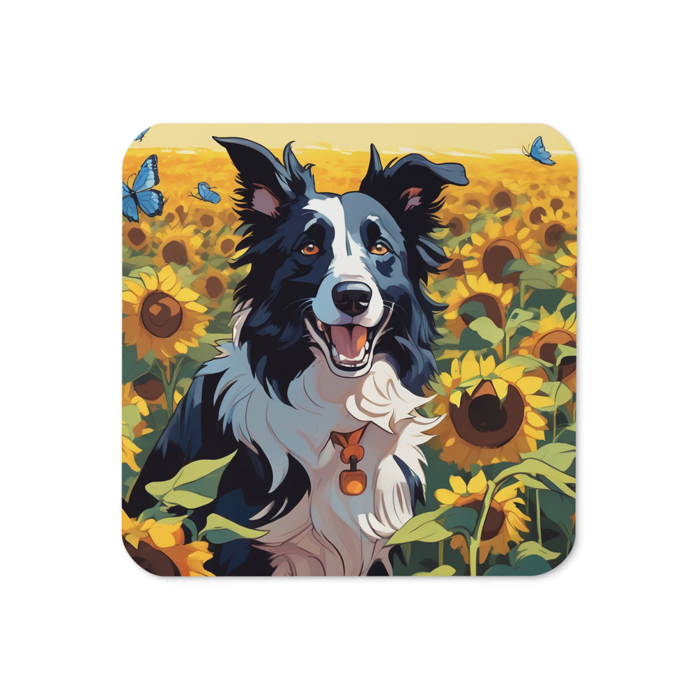 PugMug Custom Border Collie Coaster
