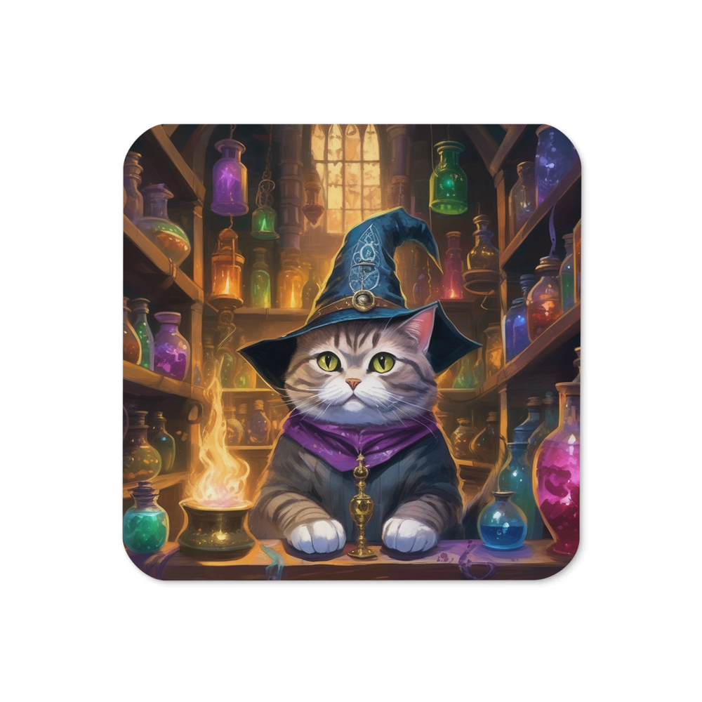 PugMug Custom Tabby British Shorthair Cat Coaster