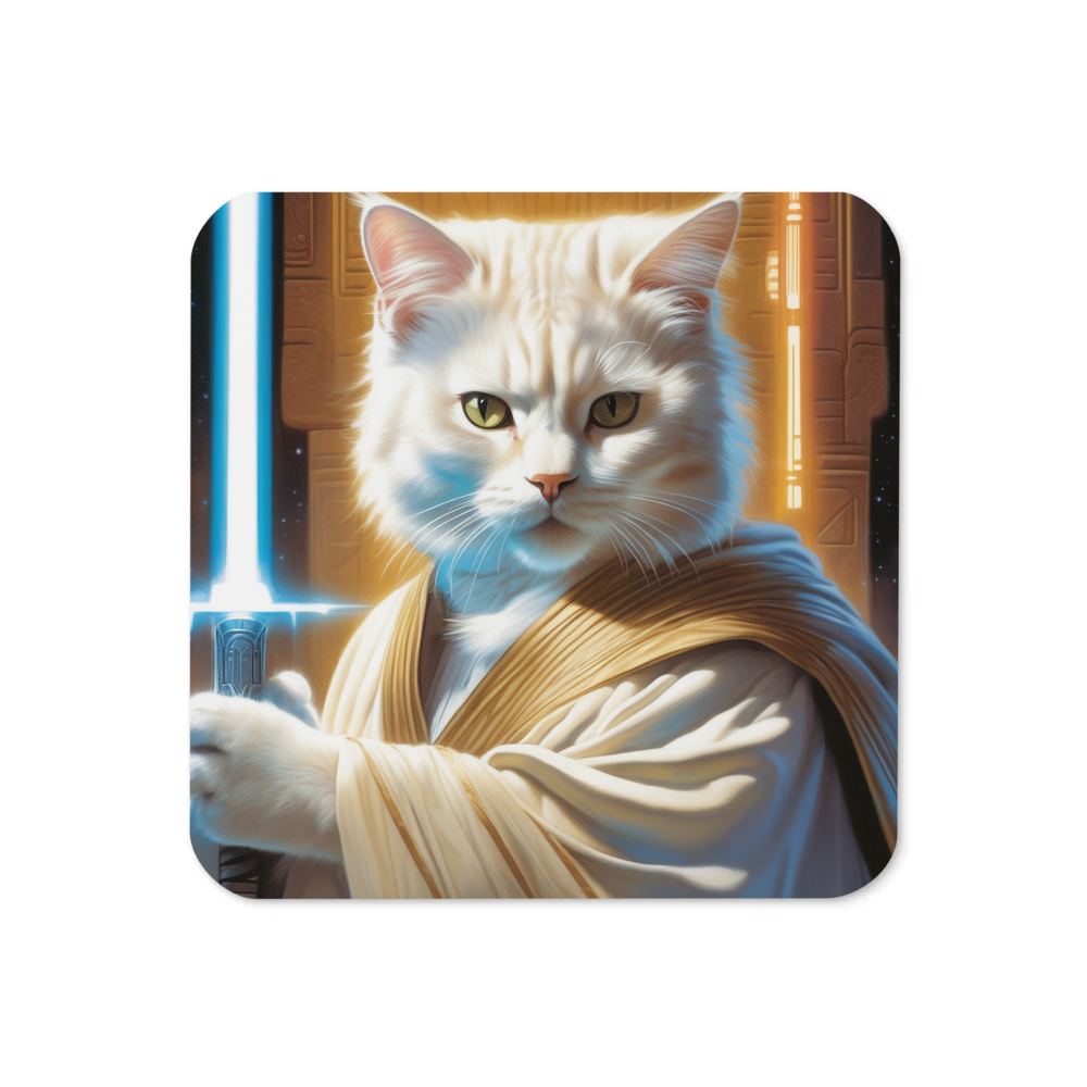 PugMug Custom White Exotic Cat Coaster