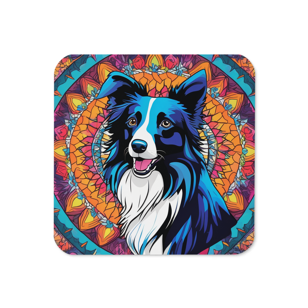 PugMug Custom Border Collie Coaster