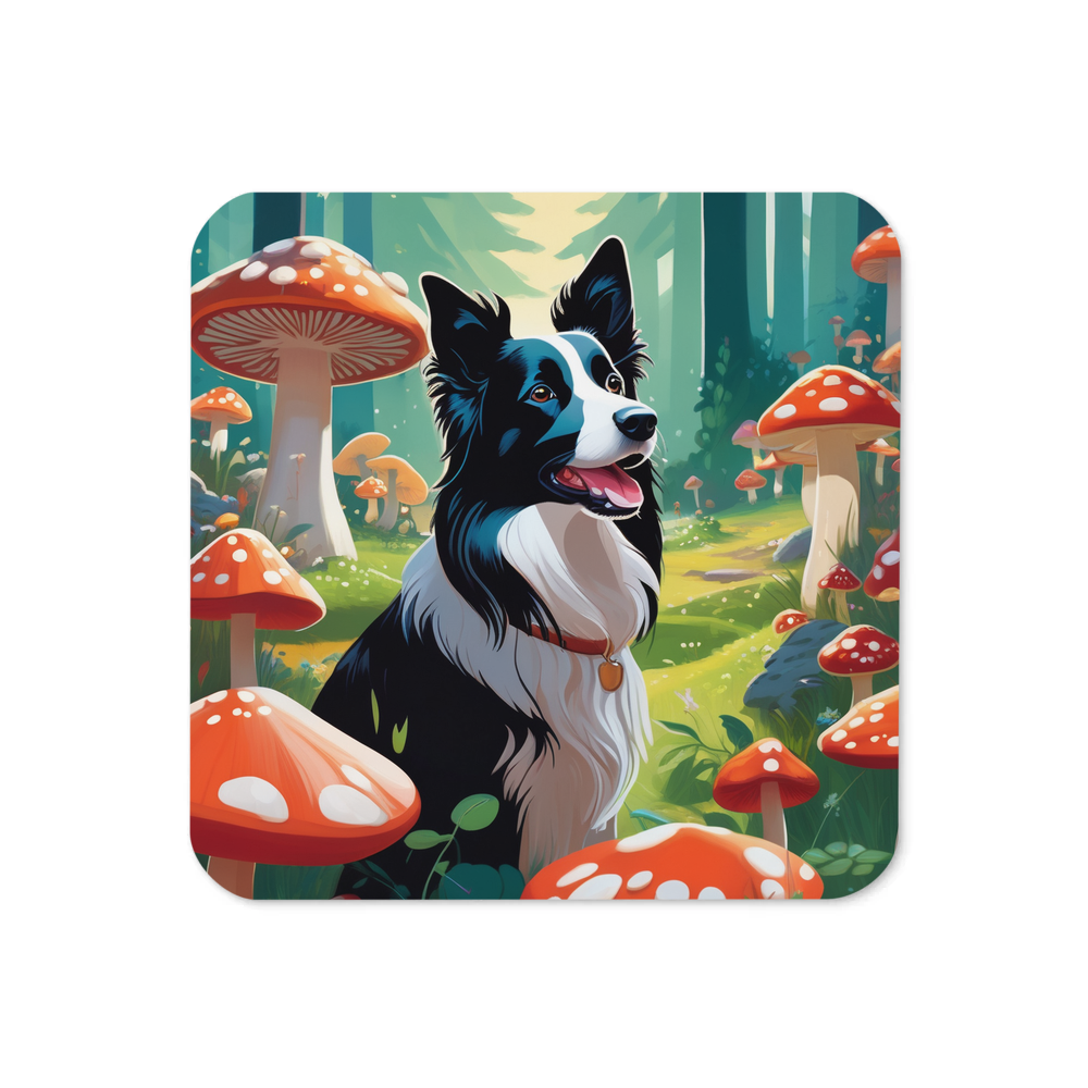 PugMug Custom Border Collie Coaster