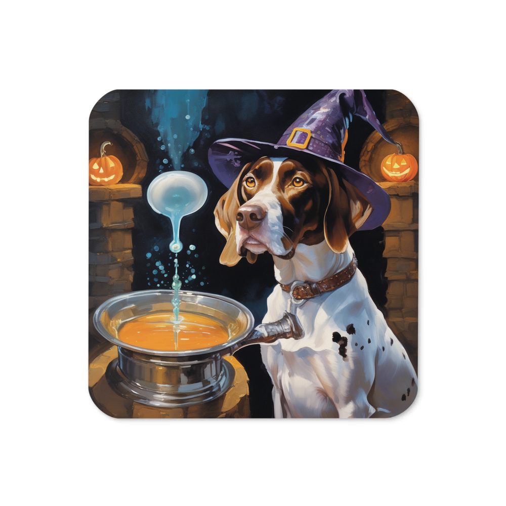 PugMug Custom Pointer Dog Coaster