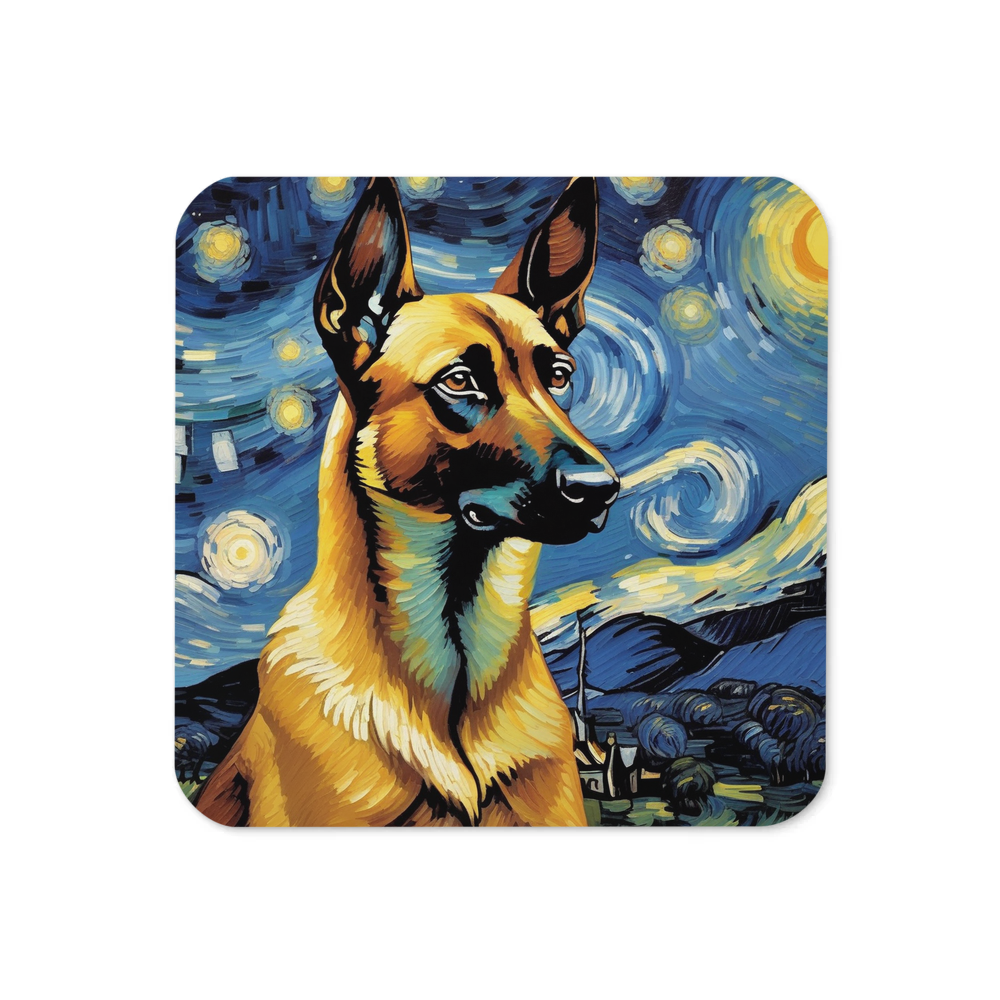 PugMug Custom Belgian Malinois Coaster