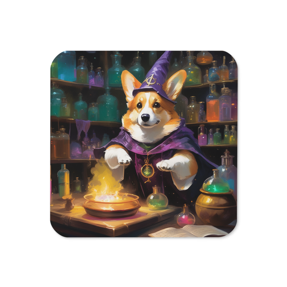 PugMug Custom Pembroke Welsh Corgi Coaster