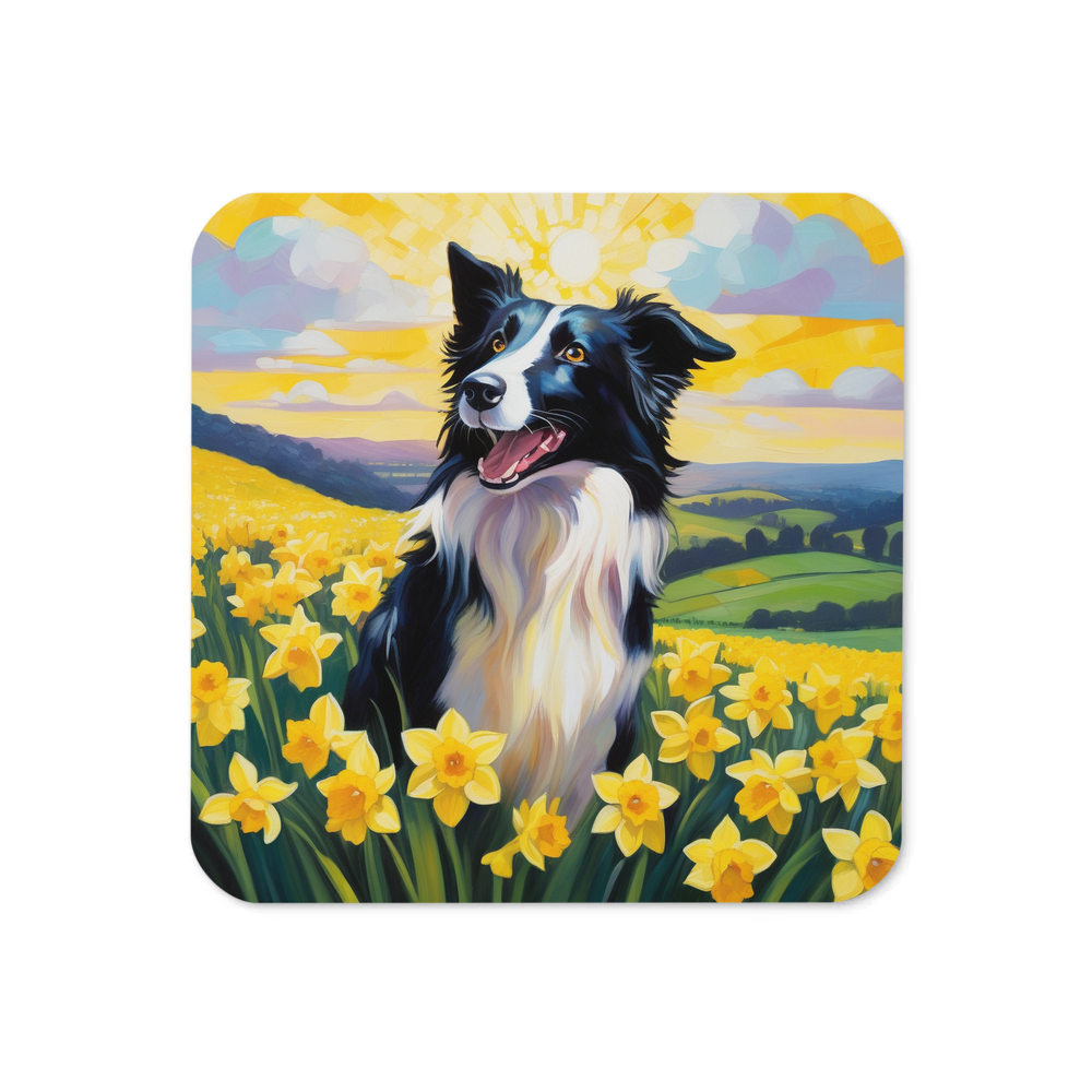 PugMug Custom Border Collie Coaster
