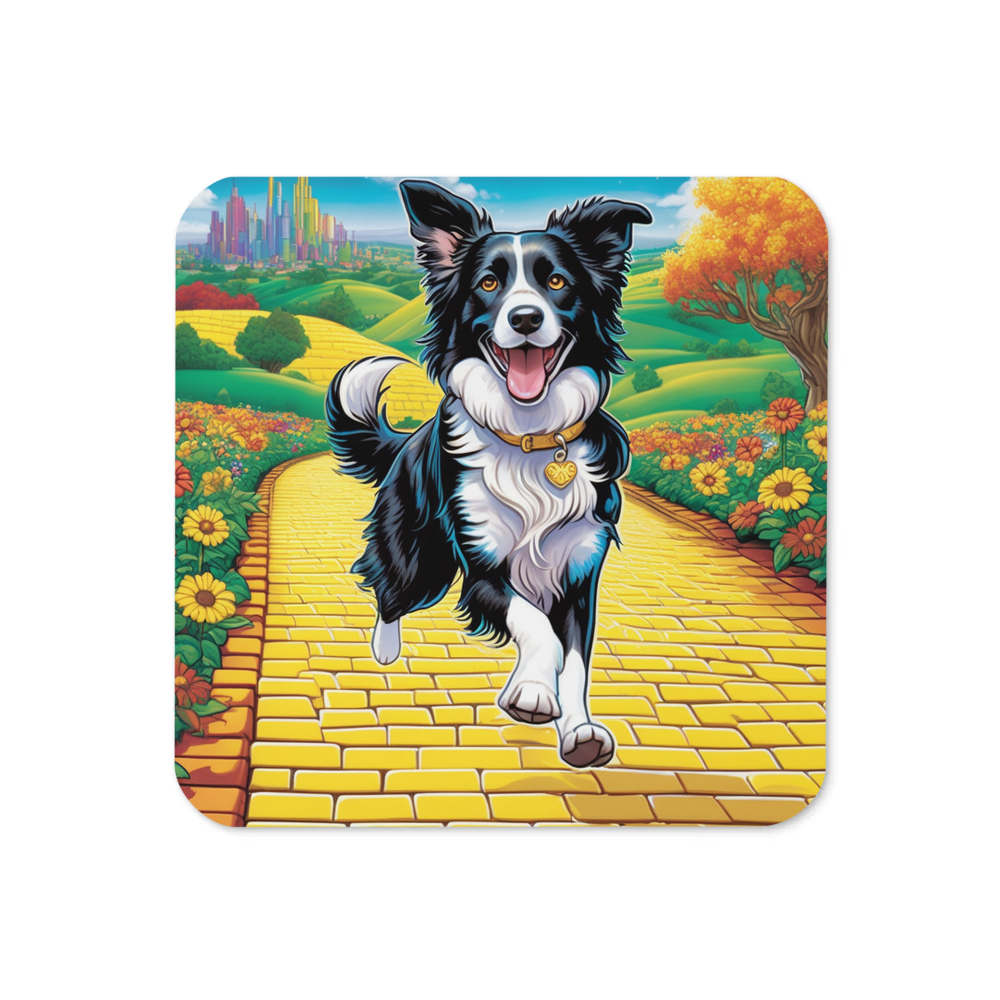 PugMug Custom Border Collie Coaster