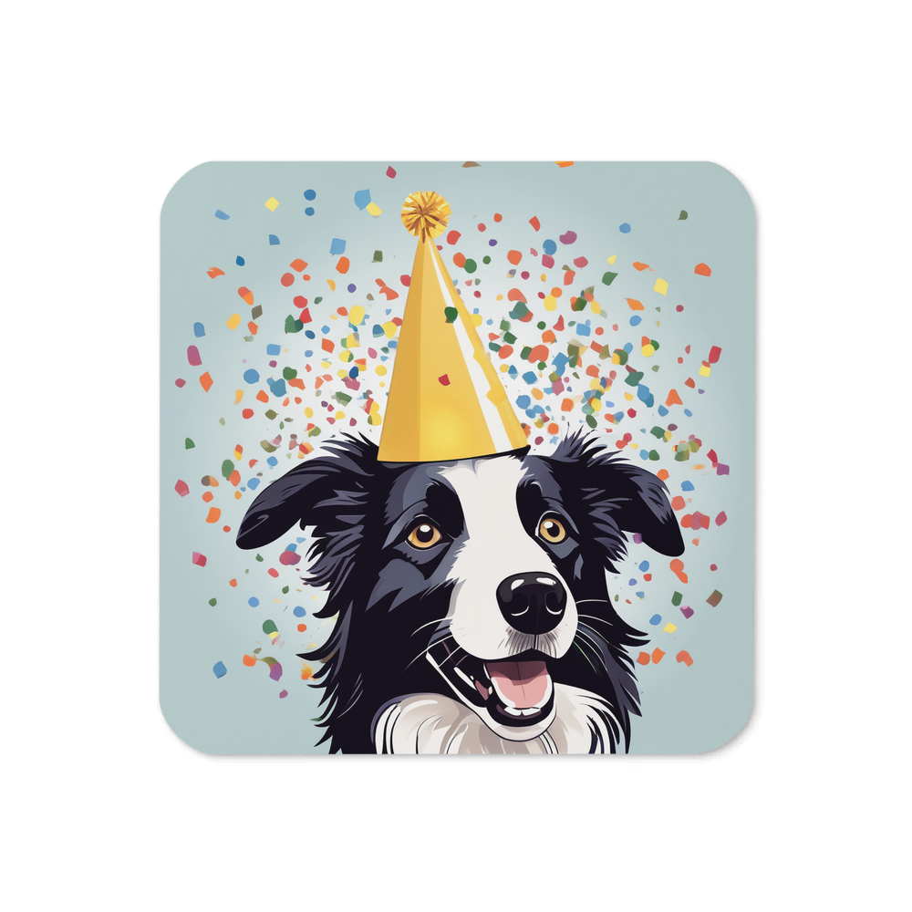 PugMug Custom Border Collie Coaster