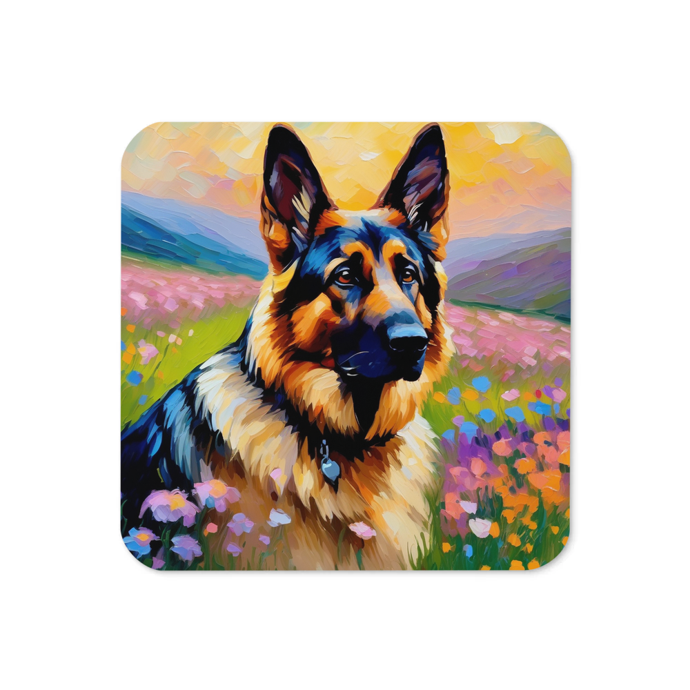 PugMug Custom German Shepherd Dog Coaster