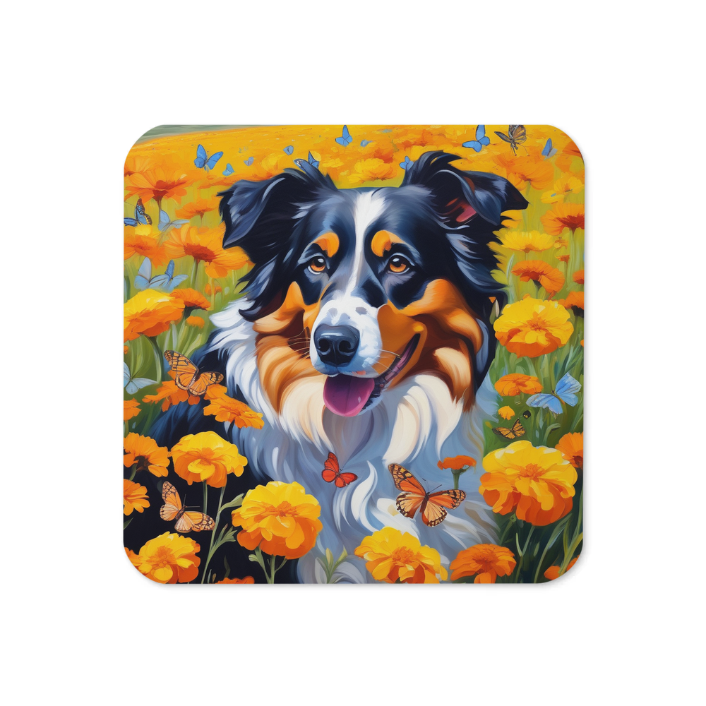 PugMug Custom Miniature American Shepherd Coaster