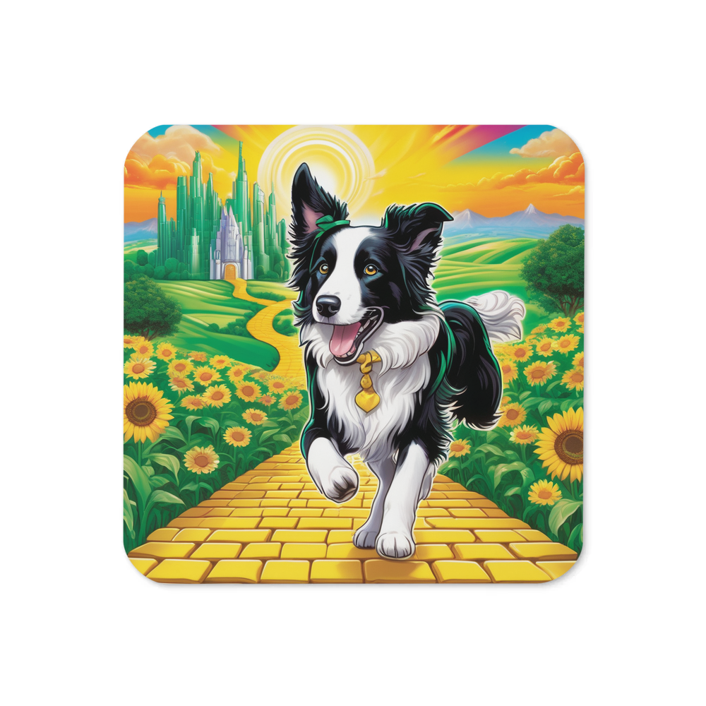 PugMug Custom Border Collie Coaster