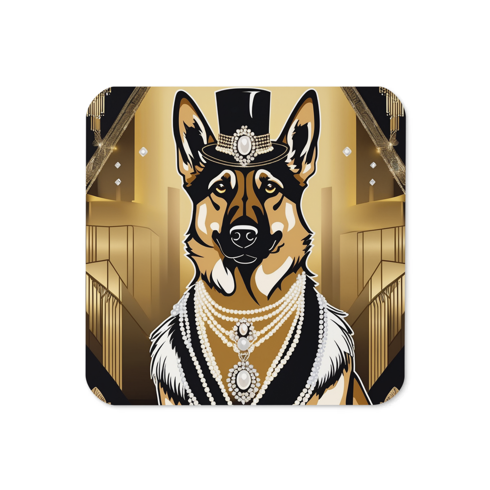 PugMug Custom German Shepherd Dog Coaster
