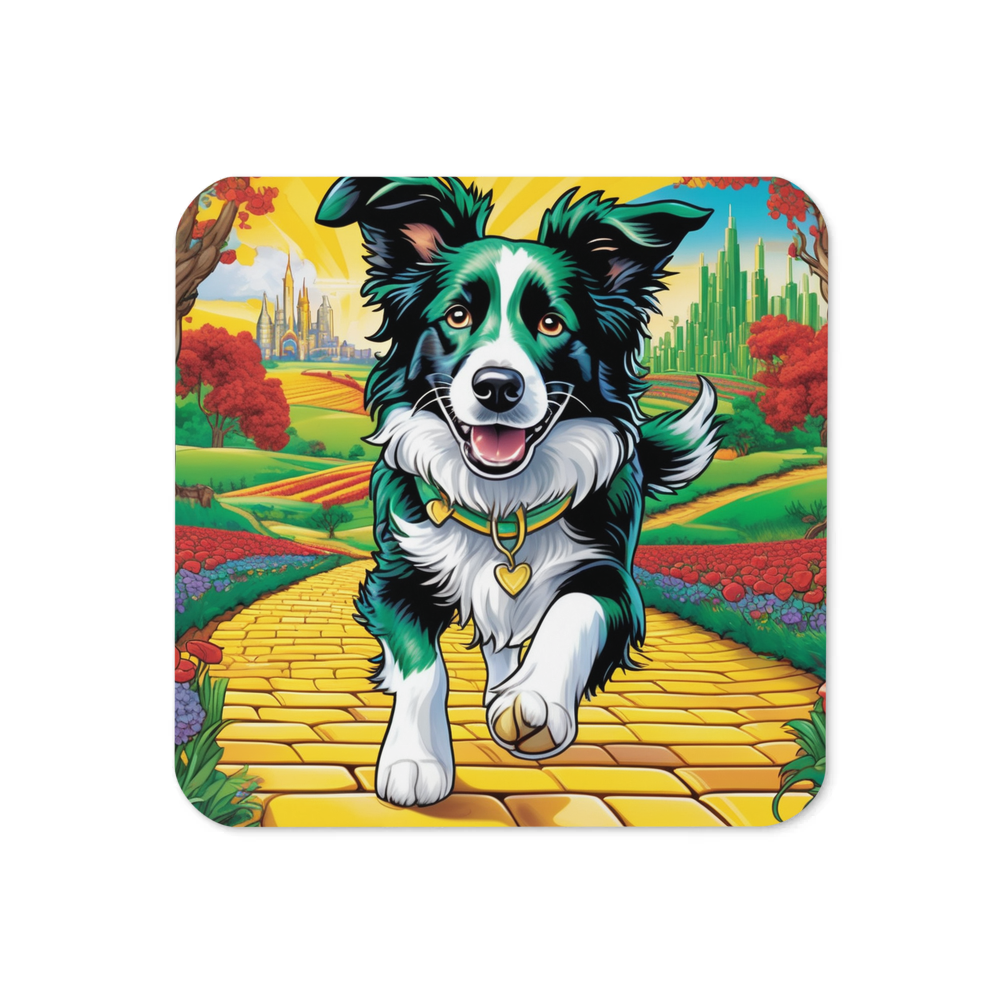PugMug Custom Border Collie Coaster