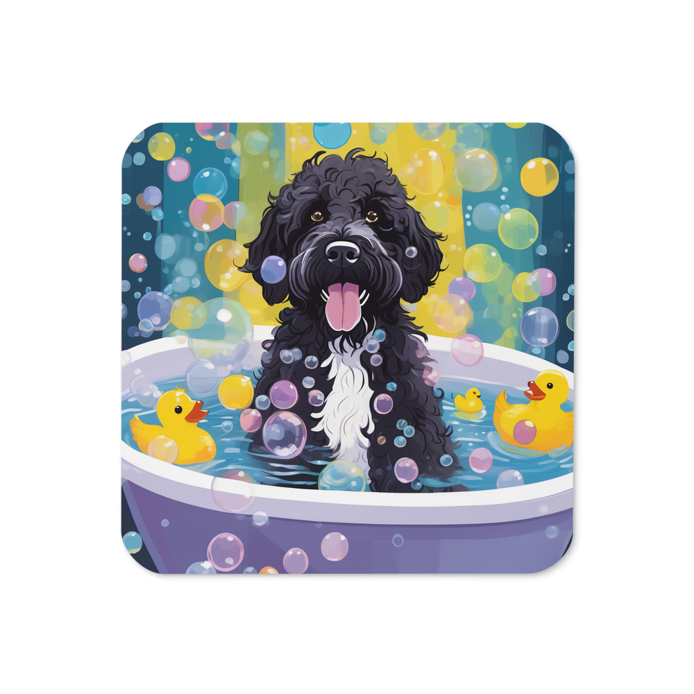 PugMug Custom Portuguese Water Dog Coaster