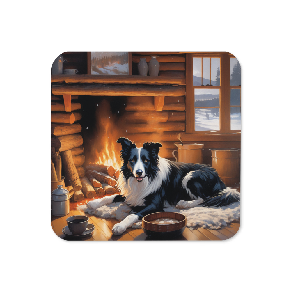 PugMug Custom Border Collie Coaster