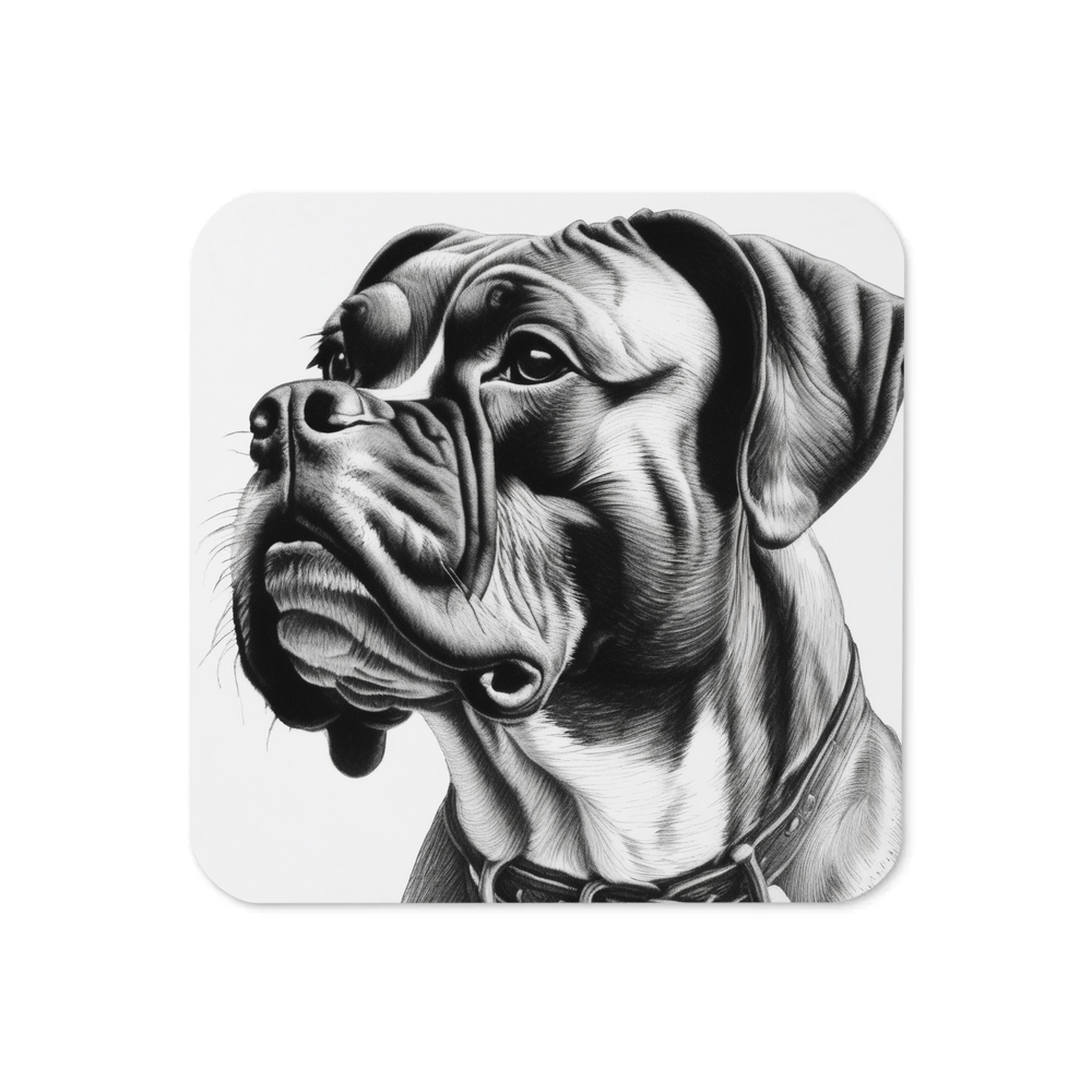 PugMug Custom Boxer Dog Coaster