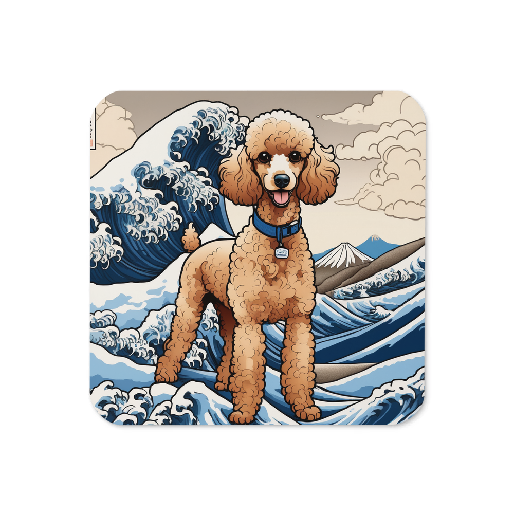 PugMug Custom Tan Poodle Coaster