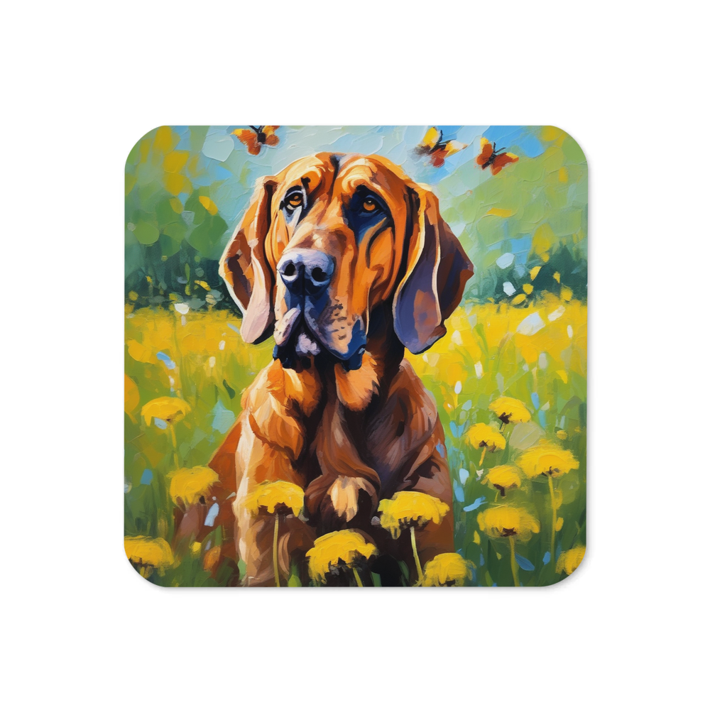 PugMug Custom Bloodhound Coaster