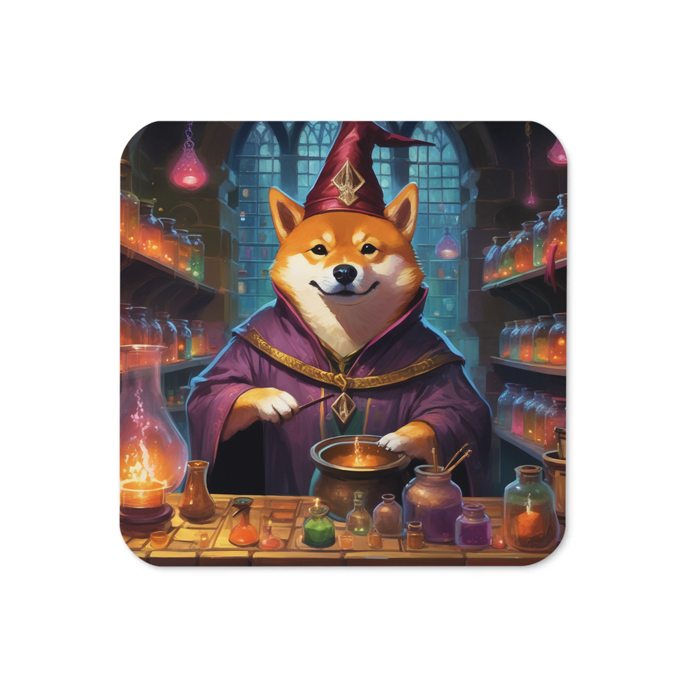 PugMug Custom Shiba Inu Coaster