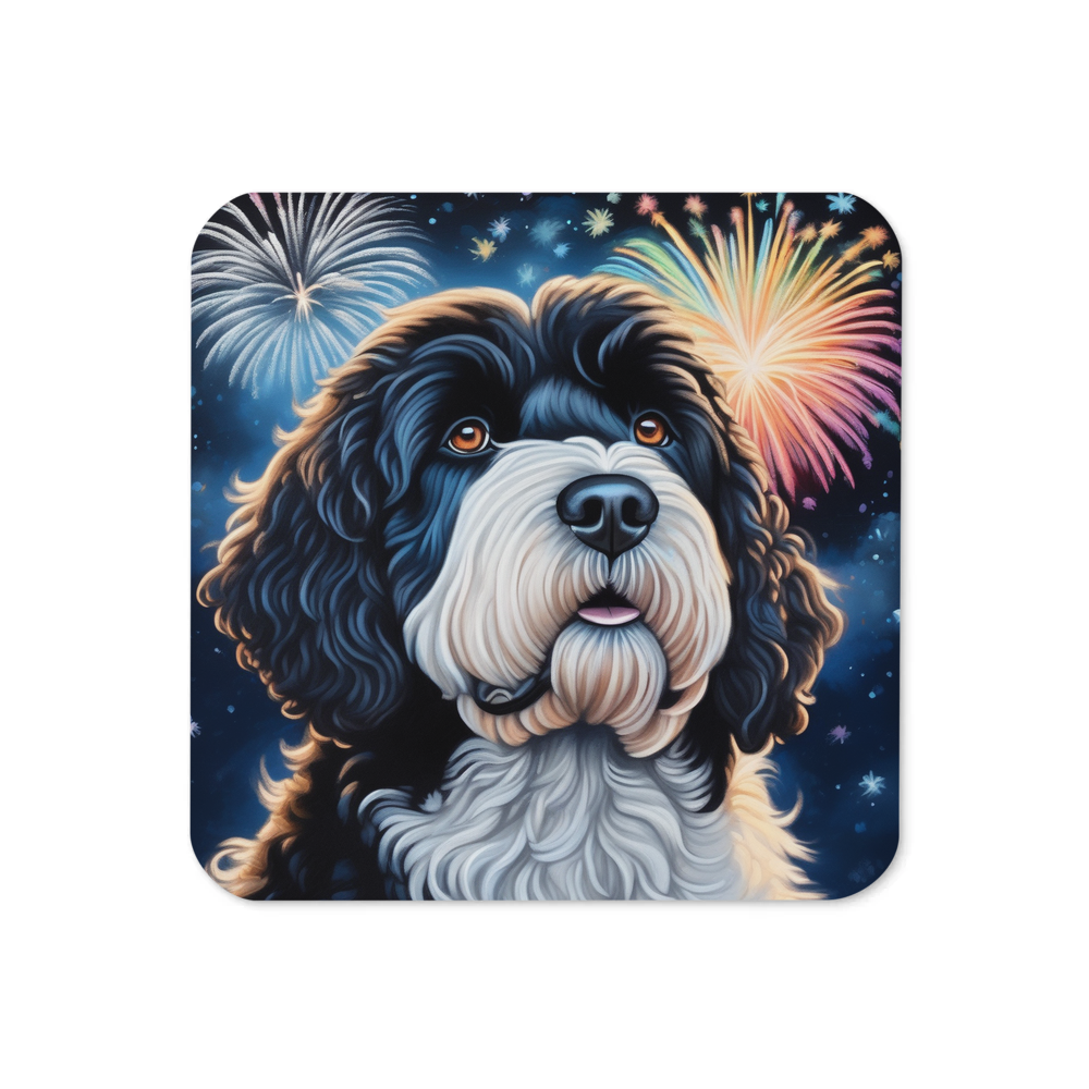PugMug Custom Portuguese Water Dog Coaster