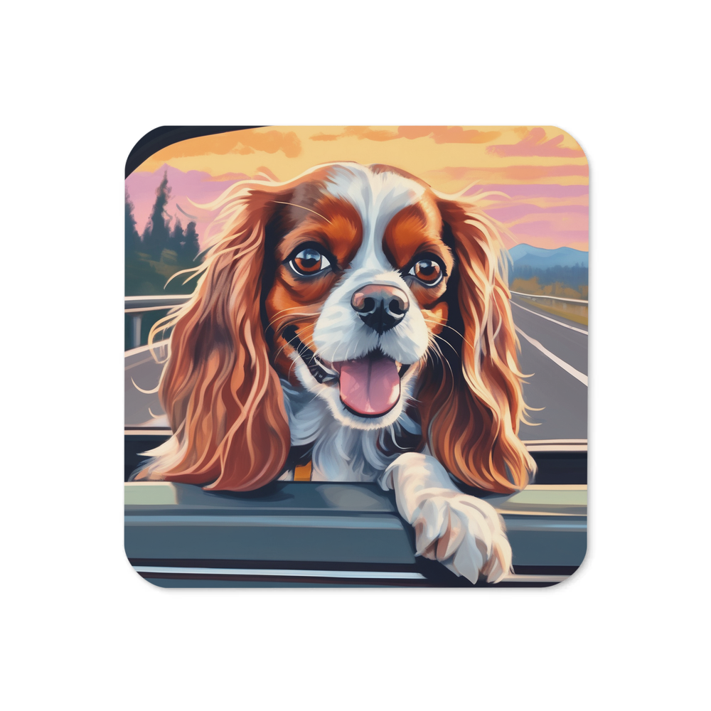 PugMug Custom Cavalier King Charles Spaniel Coaster