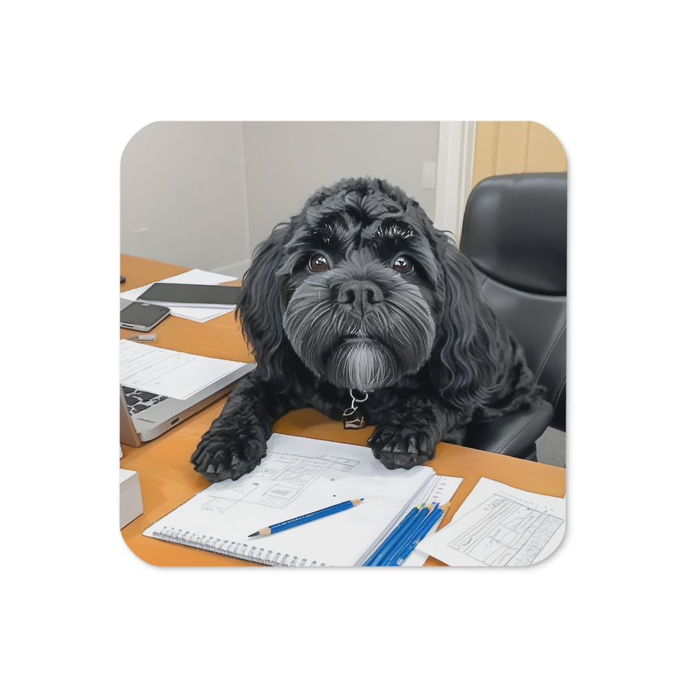 PugMug Custom Lily Coaster