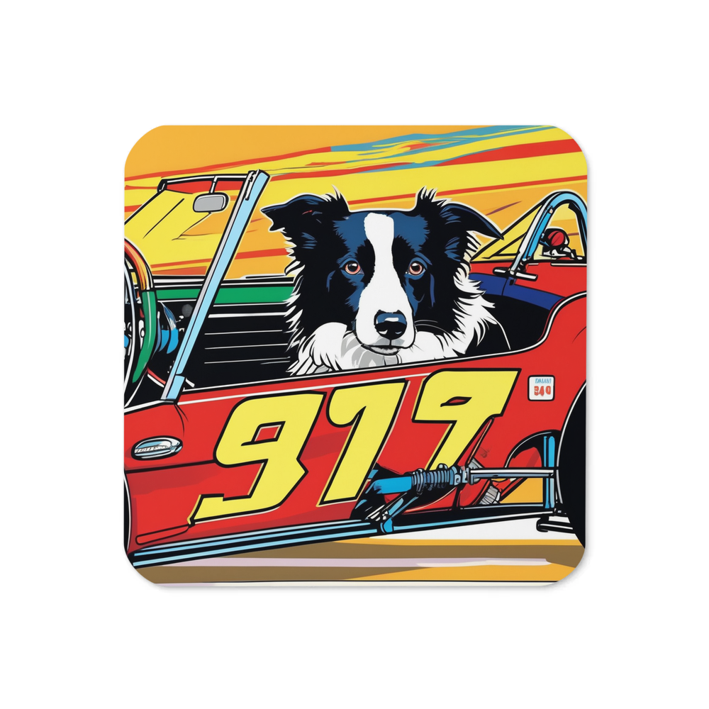 PugMug Custom Border Collie Coaster