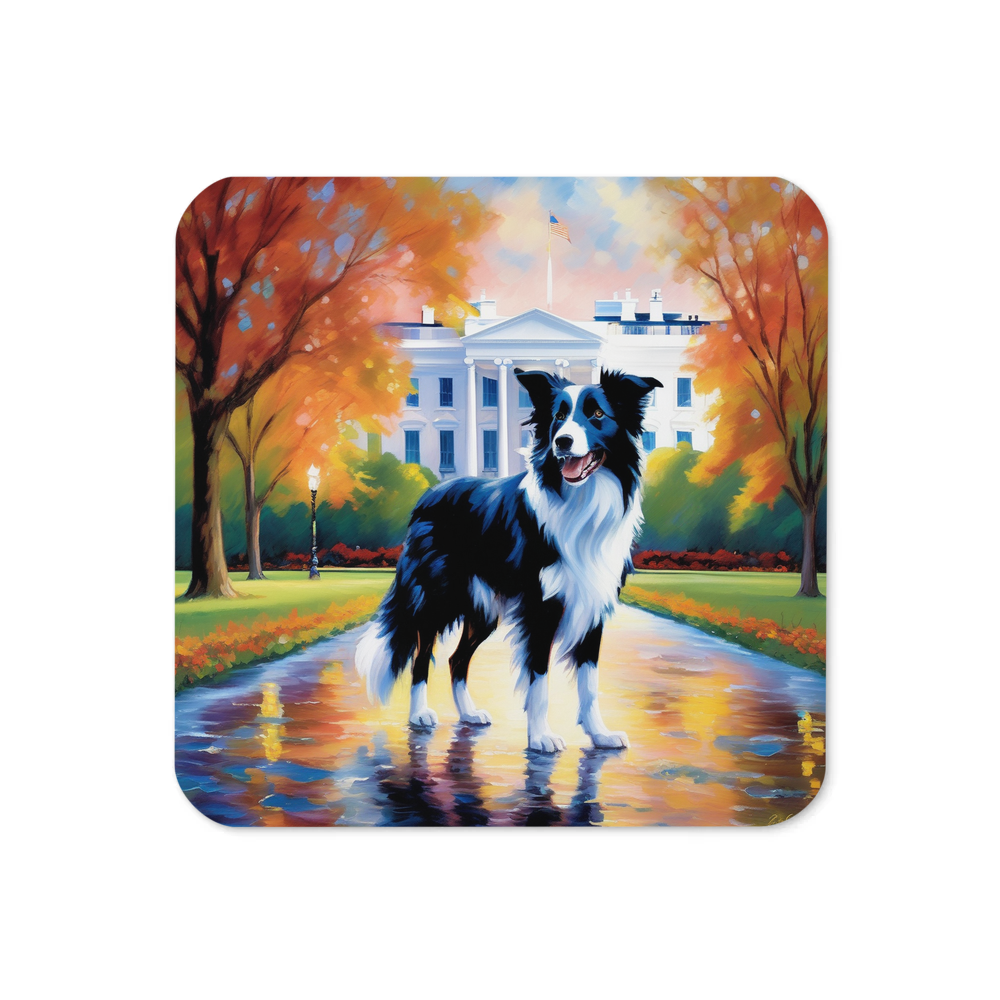 PugMug Custom Border Collie Coaster