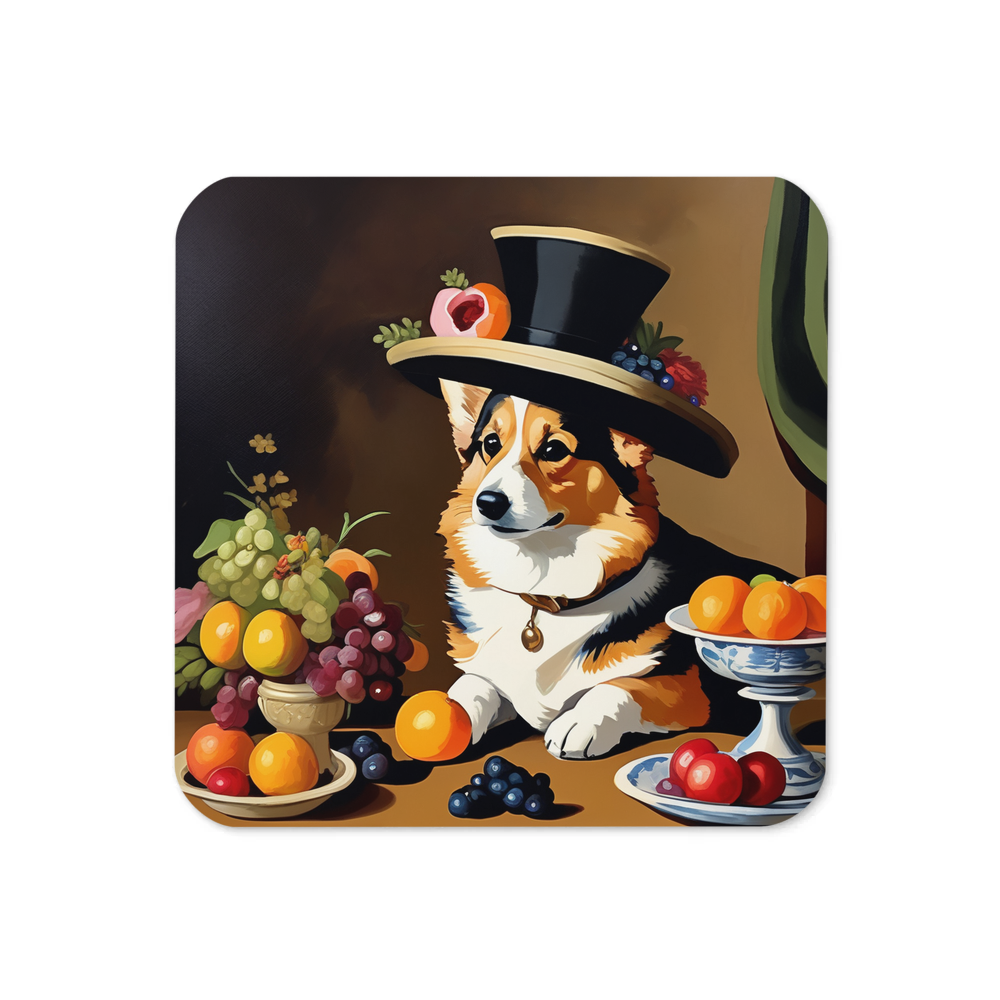PugMug Custom Pembroke Welsh Corgi Coaster