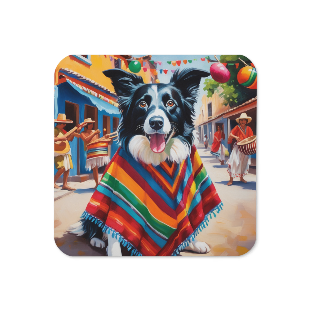 PugMug Custom Border Collie Coaster