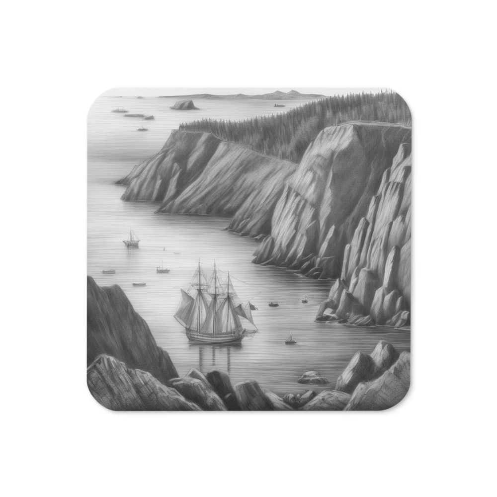PugMug Custom Newfoundland Coaster