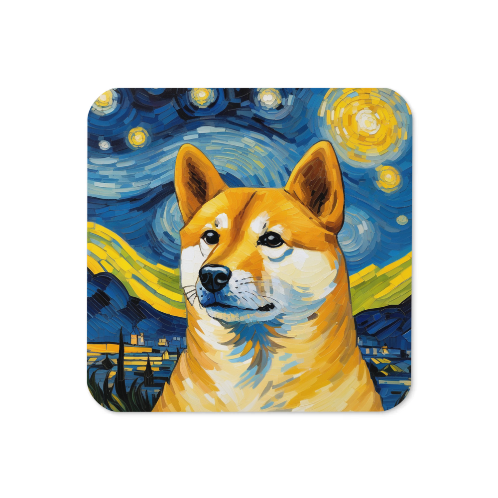 PugMug Custom Shiba Inu Coaster
