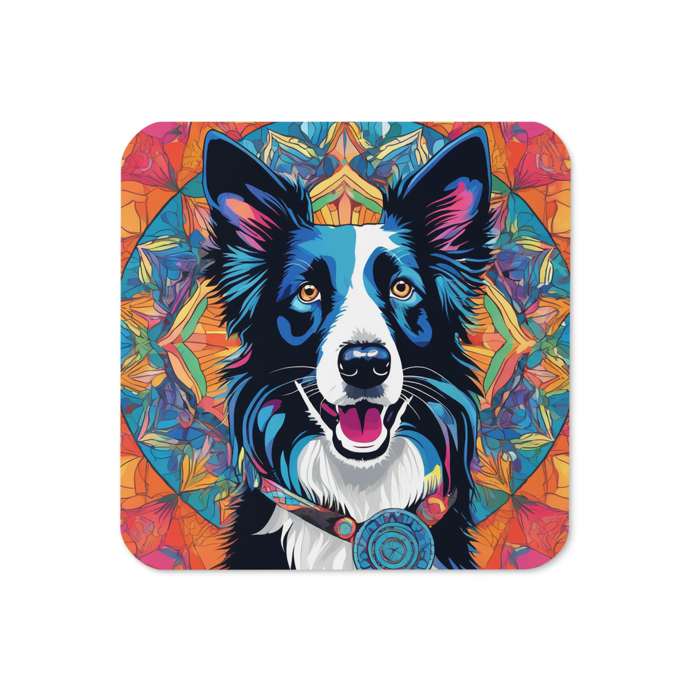 PugMug Custom Border Collie Coaster