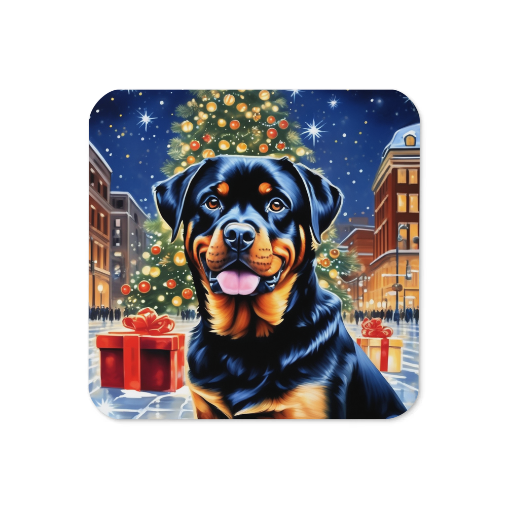 PugMug Custom Rottweiler Coaster