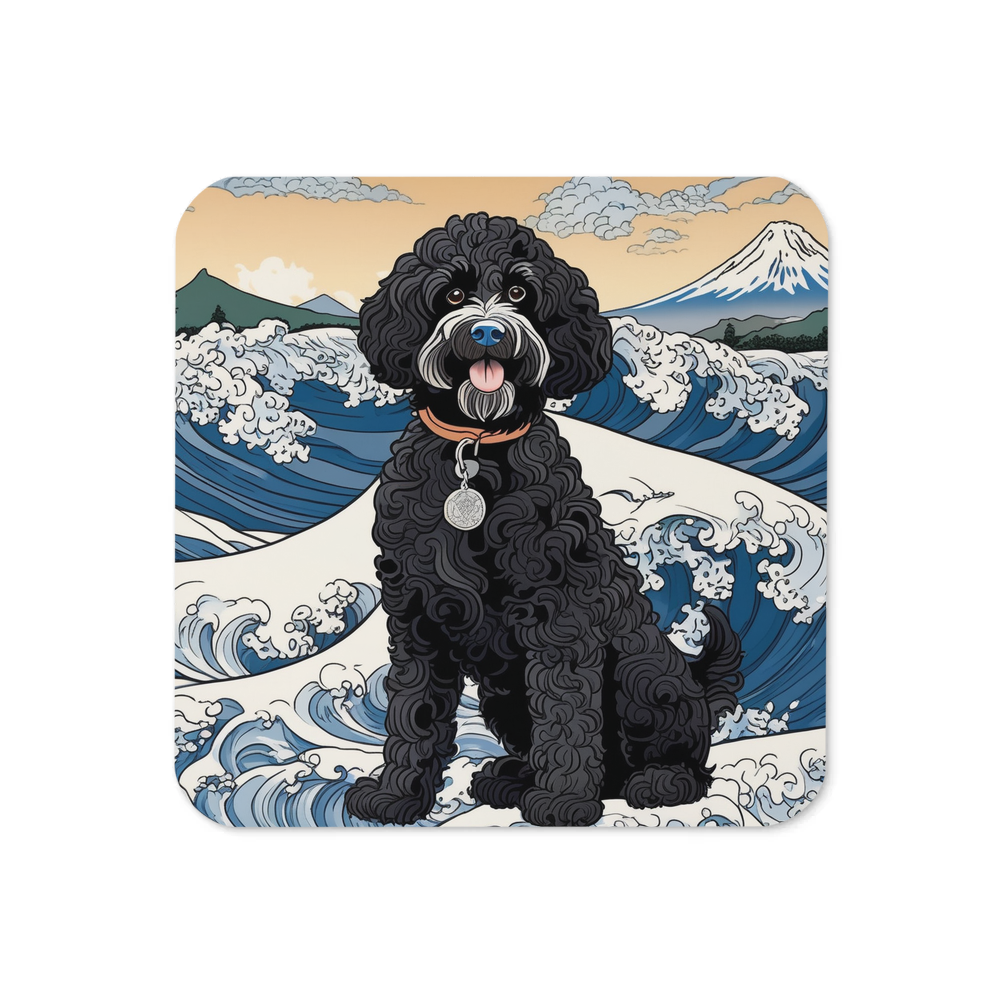 PugMug Custom Portuguese Water Dog Coaster