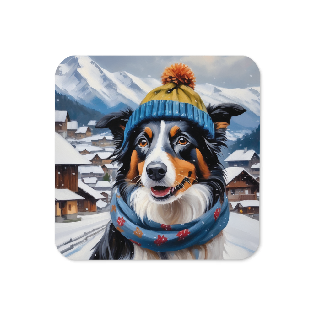 PugMug Custom Border Collie Coaster