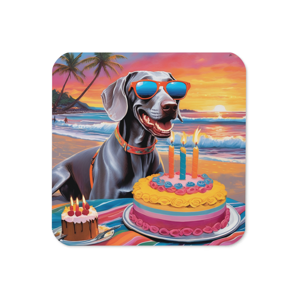 PugMug Custom Weimaraner Coaster