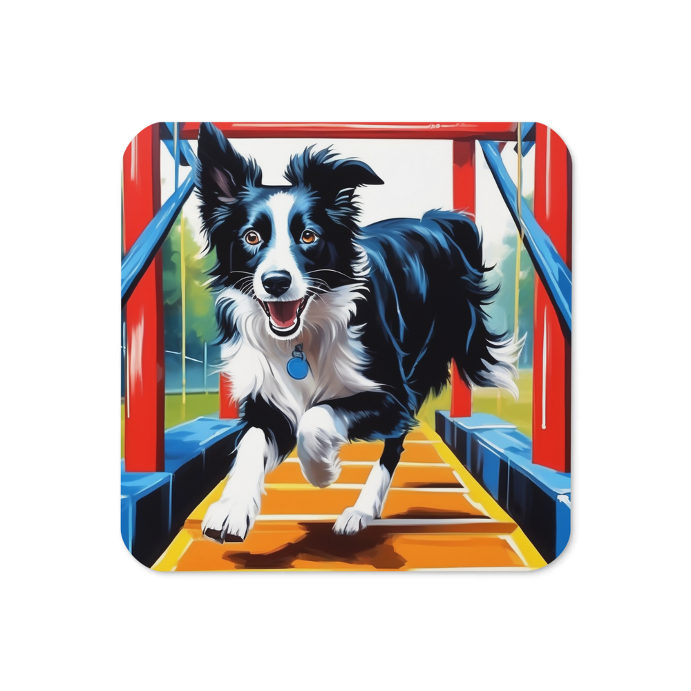 PugMug Custom Border Collie Coaster