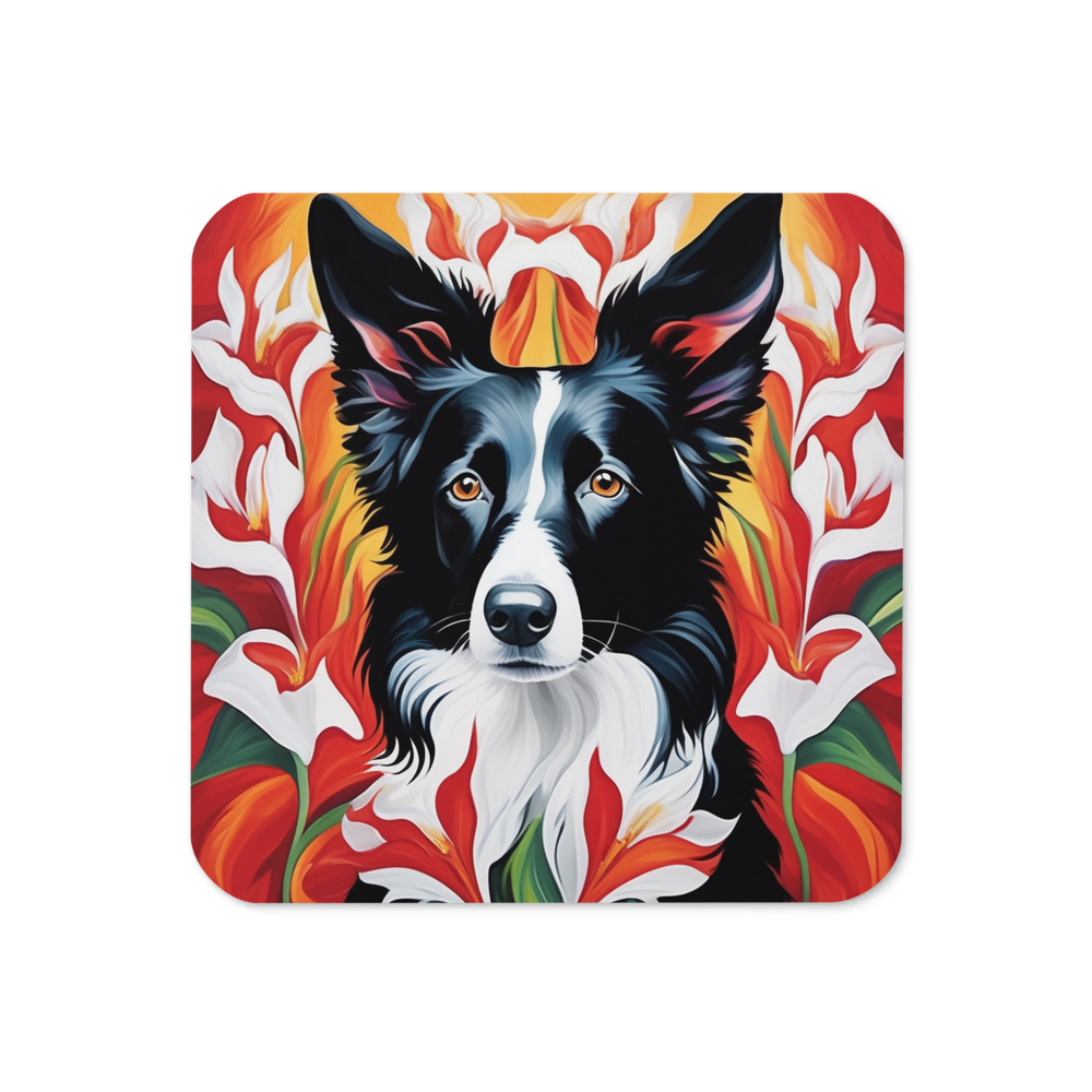 PugMug Custom Border Collie Coaster