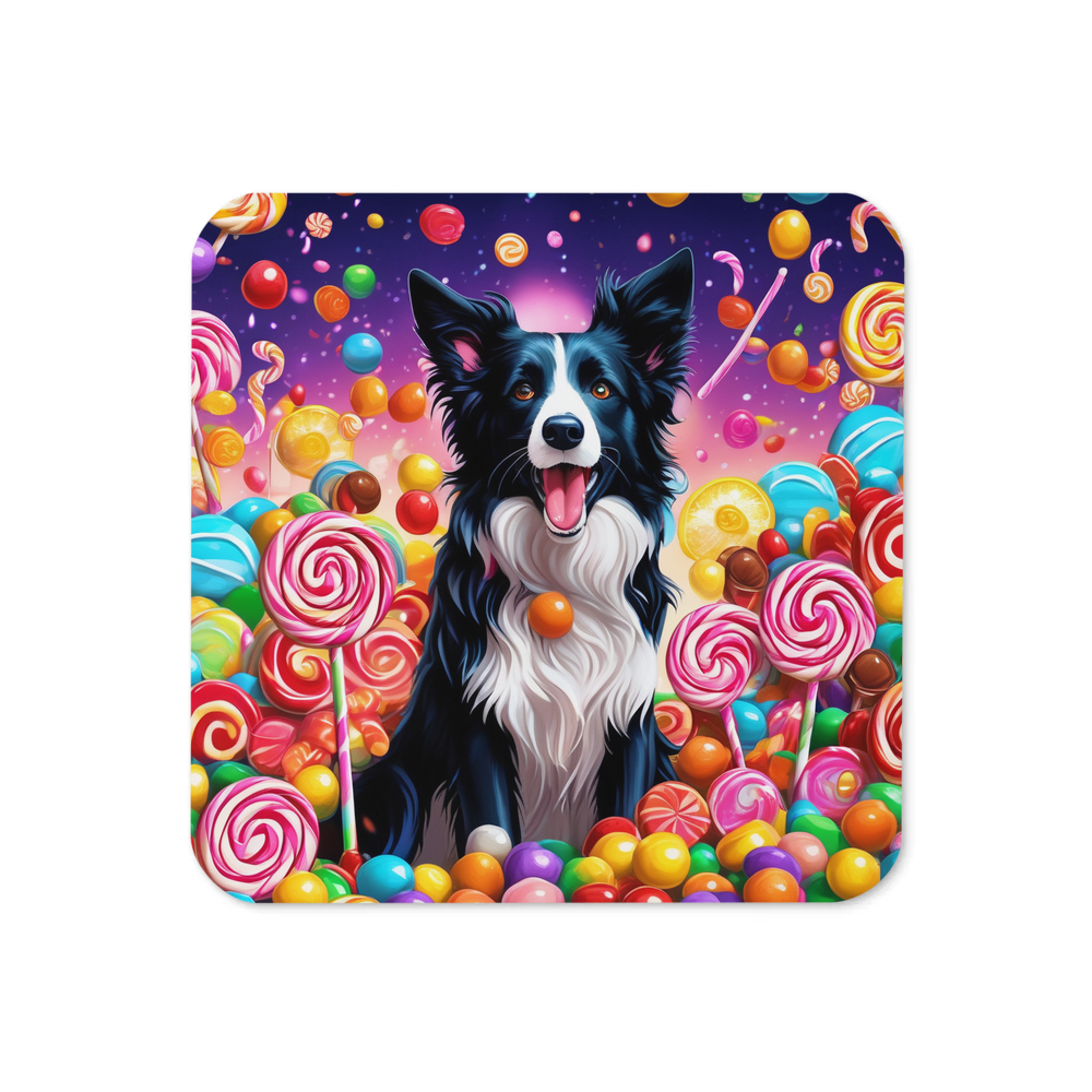 PugMug Custom Border Collie Coaster