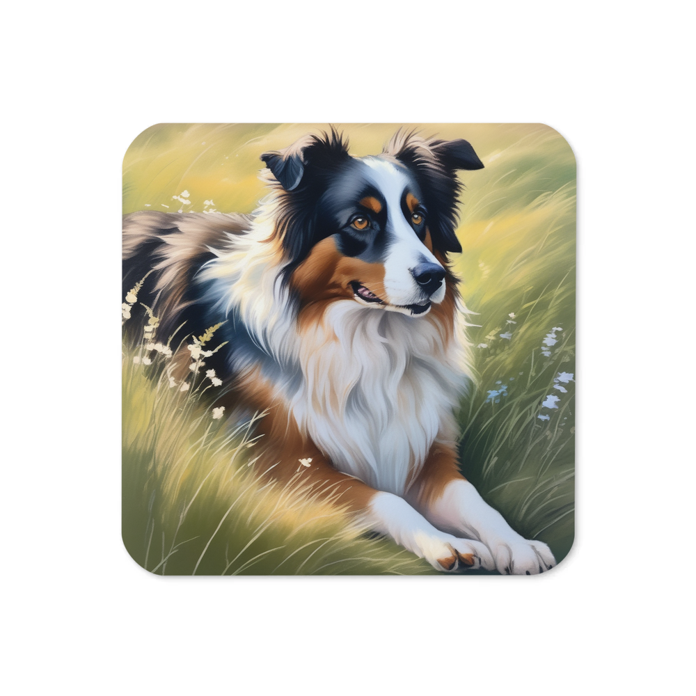 PugMug Custom Miniature American Shepherd Coaster